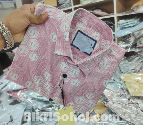 Pure Cotton full Sleeve Print Shirt
